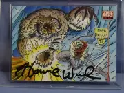 Howie Weed Star Wars ILM Actor Wampa Puppeteer Autographed Topps Card #257 L@@K!
