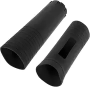Levemolo 2pcs Slip Silicone Cover for Wireless Handheld Microphone Stylish Grip Sleeve for Ktv Performance Provides Protection and Comfort for Mic Users