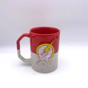 Six Flags Amusement Parks THE FLASH Logo DC COMICS Superhero Mug NEW Collectible
