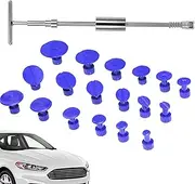 Car Dent Repair Tool,Car Dent Removal Tools - Metal Tap Down, Rubber Hammer Bulge Repair Auto Body High Point Fix