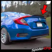 SpoilerKing (284G) Rear Duckbill Trunk Spoiler (Fits: Honda Civic 2016-2021 4dr) (for: Honda)