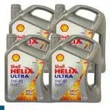 (箱購)SHELL HELIX ULTRA SP 5W/40 全合成 機油 4L 4入組