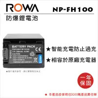 在飛比找蝦皮購物優惠-【數位小熊】ROWA FOR SONY NP-FH100 電