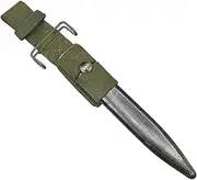 Bayonet Scabbard with Frog, for British No5 Jungle Carbine, No7, No9, SLR bayonets – Grade 1