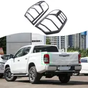 Matte Black Tail Lamp Lights Cover For Mitsubishi L200 Triton MR 2019-23
