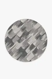 185' Round | Machine Washable Runner Rug | Kid & Pet Friendly | Indoor Rug | Rogue Squadron Grey Rug | Ruggable