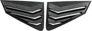 Rear Side Window Louvers Air Vent Scoop Shades Cover Blinds Trim Compatible for Toyota Yaris Cross 2023 2024 Southeast Asia Version