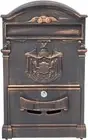 Art Living - Barcelona ME01R Locking Cast Aluminum Mailbox Outside Vintage Vict