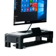Monitor Riser Stand Height Adjustable Laptop Stand-Black