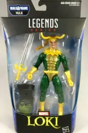 Marvel Legends Loki Action Figure 6 Inch With Hulk Build A Figure Piece New 2019