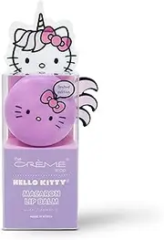 The Crème Shop x Sanrio Hello Kitty Macaron Lip Balm (Hello Kitty Unicorn Rainbow Sherbert) Korean Cute Scented Pocket Portable Soothing Advanced Must-Have on-the-go