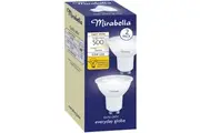 Mirabella Led Gu10 5.5w 500lm Warm White Light Globe 2 Pack