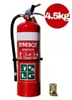 FireBox 4.5kg Fire Extinguisher Dry Powder Car Boat Home Caravan Pro W/ Bracket