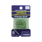 Justace polyester braid thread B04 green 10ｍ fishing rod build