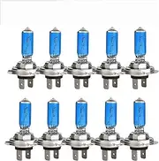 SZCYMXDM 10pcs 24V H7 100W 5000K Halogen Bulb Super Bright Fog Lights High Power Headlight Lamp Car Source Parking White