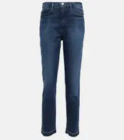 [Frame] Frame Le Sylvie cropped straight jeans 26 blue