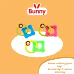 LUSTY BUNNY 牙膠帶環 DT-8105/DT-8106/DT-8107DT-8108 嬰兒咬合玩具