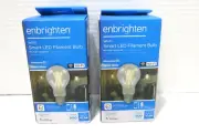 Enbrighten WI-FI Smart LED Bulb 800 Lumens Alexa Warm White Dimmable X 2