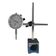 0 - 10mm Dial Indicator Gauge + Magnetic Base Holder + 0.01mm Resolution