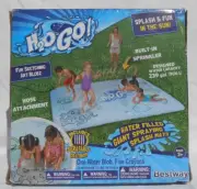 H2O GO! Splash N Go Slide Mat Play Center w/Built-In Sprinkler Erasable Crayons