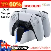 Mcbazel Dual Charger for PS5, Controller Charger Fast Charging Station Dock