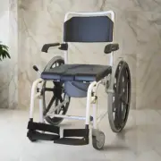 Commode Deluxe Self Propel - Height Adjust