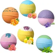 FRCOLOR 6pcs Bath Dino Egg Essential Oil Balls Spa Bath Balls Bath Steamers Ball Epsom Bubble Dry Child Organic Sea ​​salt Bubble Ball
