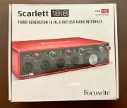 Focusrite Scarlett 18i8 3rd Gen USB Audio Interface