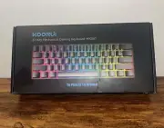 KOORUI 60% Wired 61 Keys Mechanical Gaming Keyboard Rainbow RGB Backlit MK061