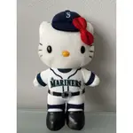 HELLO KITTY X SEATTLE MARINERS UNIFORM PLUSH TOY SANRIO 2003