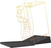 Incline Stand with Tray Compatible with Eureka Mignon Grinder Durable Tilted Ang