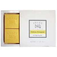 在飛比找Yahoo奇摩購物中心優惠-Tilley百年特莉大溪地素馨花香氛蔬果皂4入禮盒(50gx