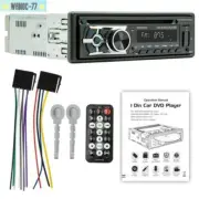 Single Din Car Stereo Radio Bluetooth MP3 Player Hands-free FM/USB/CD/DVD/AUX-IN (for: Saab)