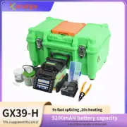 Fiber Optic Fusion Splice Machine Komshine GX39 Full Toolkit w/ FC-20 Cleaver