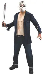 Jason Friday the Thirteenth Deluxe Adults Dress Up Costume