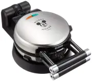 Doshisha Waffle Maker DisneyCharacter Series Mickey Mouse Silver WAFU-100SI