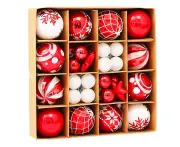 Christmas ball decorations, Christmas tree decorations, Christmas scene decorations