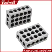 Findmall 5 Matched Pair Ultra 1-2-3 Blocks 23 Holes .0001" Machinist 123 Jig