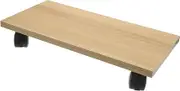 Operitacx Mobile CPU Stand with Rolling Wheels Base Computer Case Holder for Easy Transportation and Stability Home Office Setup
