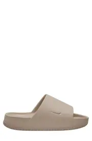 Nike Calm Slide Sandal in Khaki/Khaki at Nordstrom, Size 6