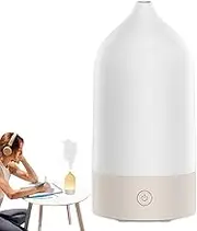 Oil Diffusers for Home - 7-Color Light Quiet Air Diffuser,Home Appliances for Hotel Yoga Bathroom Spa Meditation Classroom Clinic Restaurant Living Room Car Offices