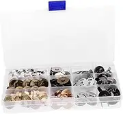 Hohopeti 40pcs Magnetic Button Clasp Snaps Fastener Kit for Clothing Purse Easy to Use Fashionable Design