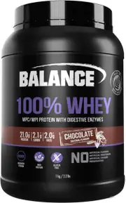 Balance 100% Whey Protein Powder Chocolate 1kg