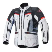 Honda Bogota' Pro Drystar Jacket Ice Gray Blue Bright Red