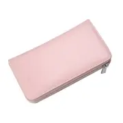 1PC Women's Zip Around PU Leather Billfold Multi Card Pocket Money Coin Pouch Storage Bags