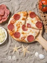 在飛比找Yahoo!奇摩拍賣優惠-怪獸食品冷凍6吋手工披薩10種口味 小臘腸【每片140克】《