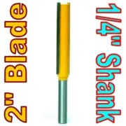 1 pc 1/4" SH 2" Extra Long Straight Router Bit S