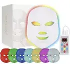 Led Face Mask Light Therapy - 7 Color Red Light Therapy Facial