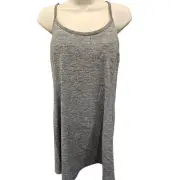 NWT calvin klein performance wicking sz L active dress built in bra grey casaul