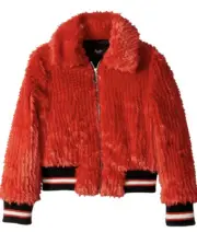 Bardot Junior Girl's Queenie Bomber Jacket (Big Kids) Size 14 NWT Bloomingdale’s
